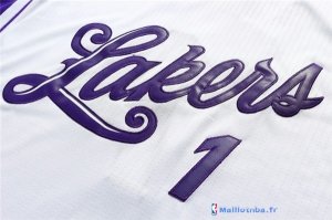Maillot NBA Pas Cher Noël Los Angeles Lakers Russell 1 Blanc