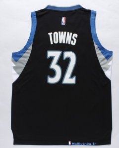 Maillot NBA Pas Cher Minnesota Timberwolves Karl Anthony 32 Towns Noir