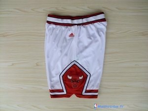 Pantalon NBA Pas Cher Chicago Bulls Adidas Blanc