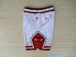 Pantalon NBA Pas Cher Chicago Bulls Adidas Blanc