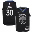 Golden State Warriors Stephen Curry Nike Black Swingman Jersey Jersey – City Edition
