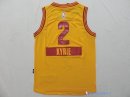 Maillot NBA Pas Cher Cleveland Cavaliers Junior Kyrie Irving 2 Jaune