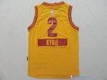 Maillot NBA Pas Cher Cleveland Cavaliers Junior Kyrie Irving 2 Jaune