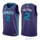 Maillot NBA Pas Cher Charlotte Hornets Marvin Williams 2 Purpura Statement 2017/18