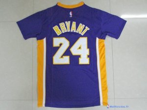 Maillot NBA Pas Cher Los Angeles Lakers Kobe Bryant 24 Pourpre MC