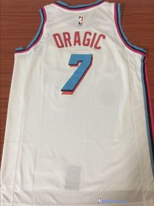 Maillot NBA Pas Cher Miami Heat Goran Dragic 7 Nike Blanc Ville 2017/18