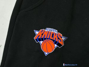 Survetement Pantalon NBA Pas Cher New York Knicks Noir