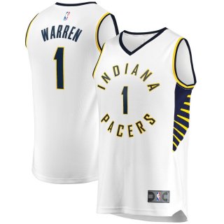 Indiana Pacers TJ Warren Fanatics Branded White Fast Break Player Replica Jersey - Association Edition