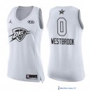 Maillot NBA Pas Cher All Star 2018 Femme Russell Westbrook 0 Blanc