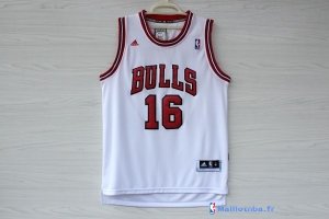 Maillot NBA Pas Cher Chicago Bulls Pau Gasol 16 Blanc