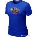 T-Shirt NBA Pas Cher Femme New Orleans Pelicans Bleu Profond