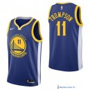 Maillot NBA Pas Cher Golden State Warriors Klay Thompson 11 Bleu Icon 2017/18