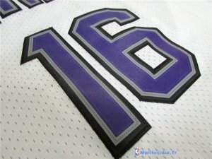 Maillot NBA Pas Cher Sacramento Kings Peja Stojakovic 16 Retro Blanc