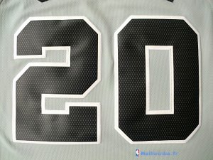 Maillot NBA Pas Cher San Antonio Spurs Manu Ginóbili 20 Gris