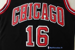 Maillot NBA Pas Cher Chicago Bulls Pau Gasol 16 Noir