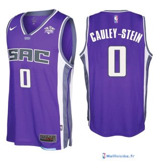 Maillot NBA Pas Cher Sacramento Kings Willie Cauley Stein 0 Purpura 2017/18