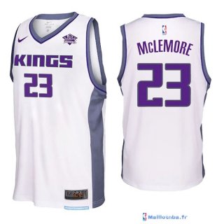 Maillot NBA Pas Cher Sacramento Kings Ben Mclemore 23 Blanc 2017/18