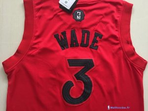 Maillot NBA Pas Cher Noël Chicago Bulls Dwyane Wade 3 Rouge