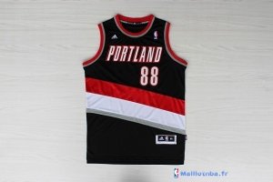 Maillot NBA Pas Cher Portland Trail Blazers Nicolas Batum 88 Noir