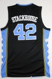 Maillot NCAA Pas Cher North Carolina Jerry Stackhouse 42 Noir