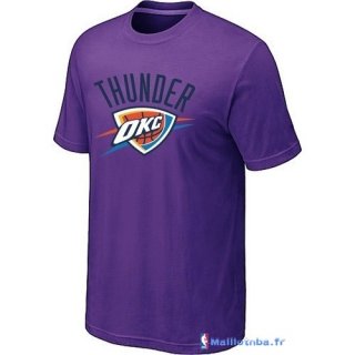 T-Shirt NBA Pas Cher Oklahoma City Thunder Pourpre