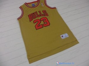 Maillot NBA Pas Cher Chicago Bulls Michael Jordan 23 1997/1998 Or