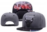 Bonnet NBA Chicago Bulls 2017 Gris 3