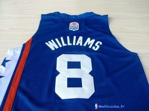 Maillot ABA Pas Cher Brooklyn Nets Willams 8 Bleu