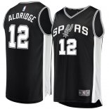 San Antonio Spurs LaMarcus Aldridge Fanatics Branded Black Fast Break Replica Jersey - Icon Edition