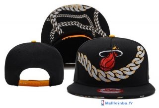 Bonnet NBA Miami Heat 2016 Noir 3