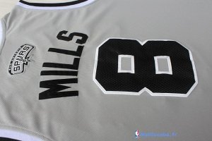 Maillot NBA Pas Cher San Antonio Spurs Patty Mills 8 Gris