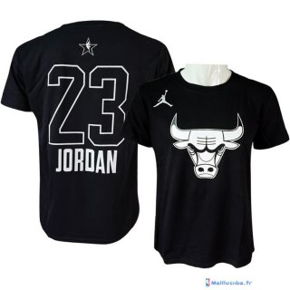 Maillot Manche Courte All Star 2018 Michael Jordan 23 Noir