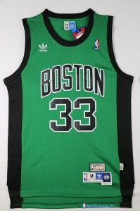 Maillot NBA Pas Cher Boston Celtics Larry Joe 33 Bird Vert Noir