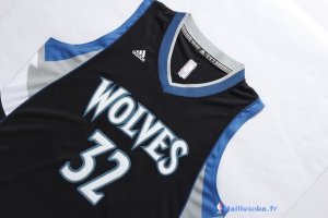 Maillot NBA Pas Cher Minnesota Timberwolves Karl Anthony 32 Towns Noir