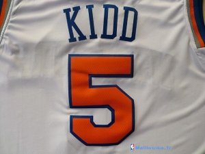 Maillot NBA Pas Cher New York Knicks Jason Kidd 5 Blanc