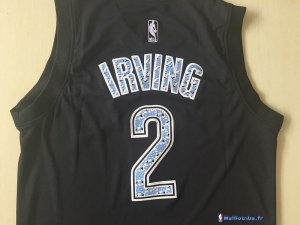 Maillot NBA Pas Cher Cleveland Cavaliers Kyrie Irving 2 Noir Diamant