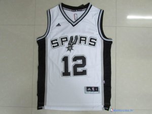 Maillot NBA Pas Cher San Antonio Spurs LaMarcus Aldridge 12 Blanc