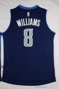 Maillot NBA Pas Cher Dallas Mavericks Deron Michael Williams 8 Bleu Profond