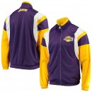 Los Angeles Lakers Starter PurpleGold The Contender Tricot Full-Zip Track Jacket