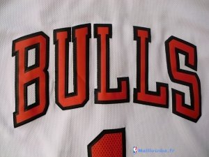 Maillot NBA Pas Cher Chicago Bulls Derrick Rose 1 Blanc