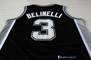 Maillot NBA Pas Cher San Antonio Spurs Marco Belinelli 3 Noir