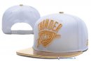 Bonnet NBA Oklahoma City 2016 Thunder Blanc Or