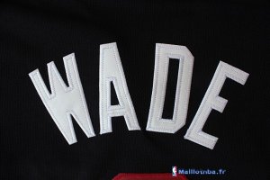 Maillot NBA Pas Cher Miami Heat Dwyane Wade 3 Miami Noir