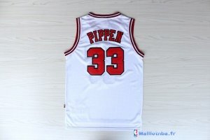 Maillot NBA Pas Cher Chicago Bulls Scottie Pippen 33 Blanc