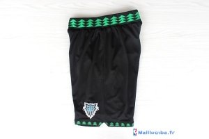 Pantalon NBA Pas Cher Minnesota Timberwolves Retro Noir