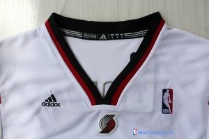 Maillot NBA Pas Cher Portland Trail Blazers LaMarcus Aldridge 12 Retro Blanc