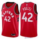 Maillot NBA Pas Cher Toronto Raptors Jakob Poeltl 42 Rouge Icon 2017/18
