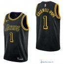 Maillot NBA Pas Cher Los Angeles Lakers Kentavious Caldwell Pope 1 Nike Noir Ville 2017/18