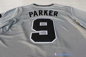 Maillot NBA Pas Cher Noël San Antonio Spurs Parker 9 Gris