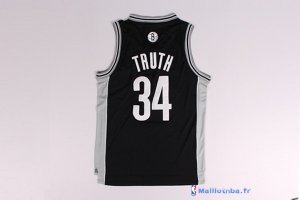 Maillot NBA Pas Cher Brooklyn Nets Paul Pierce 34 Noir